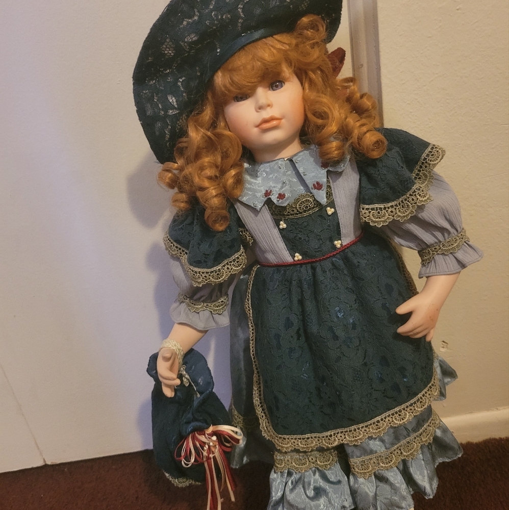 Porcelain Doll with stand